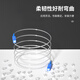 Bersonde Invisible Faser Heckfaser-Jumper 20 Meter Innenräume transparentes Glasfaserkabel Single Core SC Micro-Kabel BSD-YXGX-SC20 Einzelmodus