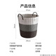 Vilscijon dirty clothes basket large capacity foldable imitation rattan storage basket storage basket toy dirty clothes storage box