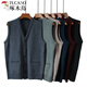 
Woodpecker (TUCANO) cardigan men's thick velvet daddy knitted cardigan sweater men's vest vest vest vest middle-aged and elderly men's clothing winter 817 without velvet camel 180[150-170Jin[Jin equals 0.5 kg]]