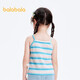 BALABALA Kinderkleidung Girls Vest Summer Striped Suspender [Haichang Ocean Park Series] 20122412004