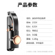 Kerunle [AR-Sensorwelle] Handy Gimbal Stabilizer Mobile Selfie Stick Tripod Anti-Shake Handheld Live Broadcast Selfie Artefact 360 Grad Vollautomatische Klammer