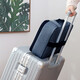 Kluot Home ID Bag Home Home Multi-Función Bolsa de almacenamiento de gran capacidad Registro de hogares Pasaporte Passport Bank Bag Bag de tres capas con cerradura [Azul estrecho]