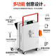 
DTA suitcase trolley case for women with open lid multifunctional wide trolley suitcase password box for men burgundy 20 inches