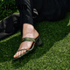 Sijiatus neue Adventures Fairy Flip-Flops Dicke Fersensandalen tragen Hausschuhe für Frauen EBI59BT4 Tinte Black 36