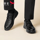 Red Dragonfly Business Casual Cowhide Cuero zapatos de cuero Resistente para hombres COMENTARIOS SUGEROS SUGROSOS SUGROSOS SOLO DADDY ZAPATOS WJA33220 NEGRO 40