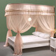 Xihan (XIHAN) Fishing Rod Space Aluminum Support Princess Style Bedroom Home Bed Encrypted Thickened 1.8m U-shaped Three-Door Mosquito Net Fresh Jade-Space Aluminum Support 1.5m Bed