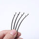Qindu black curved hairpin thick one-word clip curved clip hairpin bangs clip side clip curved hairpin bag about 50 pieces curved clip 5.0 cm