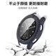 Suitable for Xiaomi watchS3 protective case, new smart watch threaded PC all-inclusive protective case, xiaomi upgraded shell and film integrated anti-fall and anti-collision accessories for men and women, elegant black PC threaded type + tempered integrated protective case, suitable for new Xiaomi Watch S3