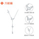 Liuguifu Jewelry Platinum Necklace Streaming Butterfly Shadow PT950 Platinum Chain Pendant Clavicle Chain PT0300021 3.90g