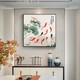 
Xiaolulin Chinese style Jiuyu drawing decoration painting restaurant painting study office tea room hanging painting entrance entrance cabinet living room mural 15913 surplus year after year tempered crystal porcelain 70*70 black frame