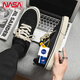 NASA XVVX official joint brand niche canvas shoes for men's summer new trendy casual versatile shoes for men's non-slip sneakers blue 43