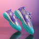 Feelaces zapatos de fútbol para niños uñas rotas para hombres y mujeres Falcon Messi zapatillas de entrenamiento para estudiantes para niños Tf zapatillas de hierba artificial 6195 menta verde verde roto 34 [calcetines + bolsa de bolas + placa de guardia]