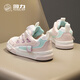 
Huili Huili Children's Shoes Children's Sports Shoes 2024 Spring New Primary School Student Casual Shoes Boys Board Shoes Girls Button Shoes 1391 Pink Size 31 205/Inner length is about 20 cm