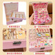 Beimuxing children's hair accessories girls birthday gifts for girls 3-6 years old hairpin jewelry box girls birthday gifts for girls 7-14 years old