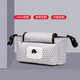 Clcey Kinderwagen Hanging Bag Elektrische Tragbare Emu Hanging Bag Mama Tasche große Kapazität Mehrzweckwickelbeutel weißer Bär