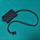 Jingtao Pang Donglai Quality Nylon Portefeuille Nylon Carte multifonctionnelle Clé Pack AirPods Casque Storage Small Pack Pendant Black