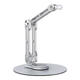 BYR Robotic Arm Rapid Cooling Refrigeration and Heat Dissipation Mobile Phone Live Broadcast Robot Arm Bracket Radiator Integrated Rotating Folding Aluminum Alloy Jewelry Overhead Shot Jewelry Raptor Same Style Robot Arm Bracket White 0-26cm Without Radiator Single Camera