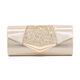 KUQIDAISHU handbag (KUQIDAISHU) clutch bag women's fashionable dinner bag dress cheongsam paired with banquet European and American hand-catched socialite bag golden