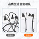 CABLE CREATION One-line Velcro cable management machine computer cable with cable tie cable storage glue back nylon buckle data cable power cable bundle/management/harness cable with cat eye cable storage and management cable 50 set [150MM*9MM] hole-mounted model
