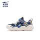 Hongxingerke (ERKE) children's shoes, boys and girls casual shoes, children's small and small children's cushioning light sports shoes hidden deep blue/glacier white 35