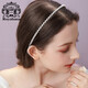 Royal Salsa Korean hair accessories, sweet and thin headbands, simple imitation pearl headbands, pressed hair clips, adult women's headwear