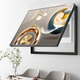 Yaoshijia Gemälde moderne Licht Luxusmesser-Box-Dekoration Gemälde mit schwacher aktueller Box Fulu Einfache löchende Wandverkleidung bedecken das leere Unboxing-Malmale JD12033 Fuschou Kangning 70*50 cm (Deckel 60*40) Heben Sie den Cover schwarzen Rahmen an