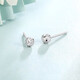 Mengjinyuan Platinum Earrings PT950 Car Flower Small Balls Ear Sticks Ear Needles Earrings Women's Pair
