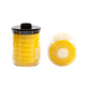 Boyu aquarium pump goldfish tank double filter submersible pump filter cartridge mini filter oxygenation and wave pumping three-in-one transparent cylinder + inner plug + yellow cotton 1 each
