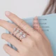 Zokay Diamond Ring White 18K Gold Six-claw Diamond Ring Snowflake Style Car Flower Twist Arm Design Showing Diamond Marriage Proposal Ring Female W0684820 DE/SI12#