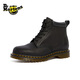 马丁（DR.MARTENS）939男女款春季舒适百搭软皮黑色工装靴中帮马丁靴城市轻户外 黑色 38
