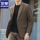 Rommon Psy Handsome Suit Men Autumn Business Style Coreano Style Handy Handsome Business Casual Slim Black Suit Chaqueta Men Negro [Singido Traje] XL