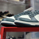 
GIOIODunk Low trendy brand joint brand name Navy blue star low top shoes men and women casual sports shoes BB9898-00 CF3688-006 Stussy white and green 45