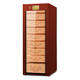 Bulldog cigar cabinet, constant temperature and humidity, ammonia removal, fingerprint lock control, wet eggplant password lock, energy-saving WiFi remote control, VC428 Divine Dog PLUS, cedar wood moisturizing, naked breeding, imported home use VC528 Divine Dog PLUS fingerprint lock, WiFi+, 1.79 meters high