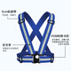 Reflective vest, reflective clothing, reflective suspenders, running vest, cycling vest, car safety warning vest, environmental sanitation reflective (buckle version) orange standard