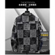 JIAYE Working denim jacket men's spring and autumn new casual and handsome American loose jacket men's trendy black jacket black XL 170-175cm [130-150Jin [Jin equals 0.5 kg]]