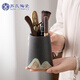 Su's ceramic tea set accessories tea ceremony hand-painted six gentlemen solid wood tea clip cup clip