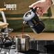 Bialetti Moka Pot Hand-brewed Italian Coffee Pot Italian Double Valve Espresso Portable Black Gold 2 Cups