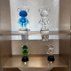 Star Bear Desktop Decoration Regalos y regalos de cumpleaños de la sala Decoración de sala de estar K9 Cristal Artificial Crystal Ornament Golden (Base aleatoria) Altura 679
