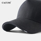 CACUSS hat men's big head circumference high top baseball hat four seasons baseball hat outdoor mountaineering sunshade casual sun hat black big big