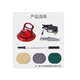 QER intelligent automatic cleaning machine household wireless mop electric cleaning machine floor tile glass bathroom roof floor sofa car waxing artifact handheld mop China red (official standard)