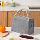 Sandverpackte Isolierung Lunchbox Bag Mittagessen Bento-Tasche Aluminium Folien Isolationsbeutel (große Größe) Lunchbox Lunch Bag Aufbewahrungstasche