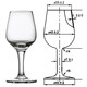Yusenyi Sommelier Special IOS Crystal Glass White Wine Tasting Cup Tulip Tasting Wine Cup 50ml 50ml Tasting Cup 6 Pack