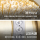 心镜全铜超薄户外吸顶灯别墅入户门顶灯简约过道露台阳台灯防水庭院灯 X3895-500/圆形