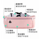 Yupinjia sports waist bag, running mobile phone bag, men's and women's outdoor morning running fitness multi-functional waterproof invisible light and close-fitting waist bag light pink