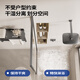 九牧（JOMOO）淋浴隔断屏风洗澡卫生间淋浴房浴室洗手台干湿分离隔断墙玄关定制 枪灰 600-690 高2米【透明光玻】