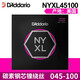 达达里奥（D'Addario）达达里奥 EXL170 XTB45105 NYXL电贝司弦贝斯琴弦4弦四五bass套装 NYXL45100（四弦045-100）