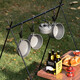 Dujiaxing Outdoor Camping und Picknickausrüstung und -versorgungen. Töpfe und Utensilien tragbare Outdoor-Picknickkochgeschirrkartenkartentyp Campingkessel Camping Pot Vierteilige Set 1421