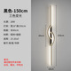 GUYES strip wall lamp minimalist creative strip lamp living room sofa lamp simple modern bedroom Guangdong Zhongshan lamp wall lamp black 60CM-warm light