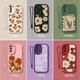 TONGRUBI PEINTURE D'HUILE Fleurs rouges adaptées à Samsung S24 Mobile Phone Case S24ultra Nouveau étui de protection S23 + Couverture complète Anti-Fall S22 Ten L3879 PEINTURE D'HUILE FLOIRES-SAND ET POUDRE DE TRAVAL LUMBRE LUMBRE LUMB LAMB SAMSUNG GALAXY S23