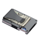Parsondi Light Luxury Brand Anti-theft Men's Multi-function Card Clip Anti-magnetic Metal Aluminum Card Box Credit Card Wallet Card Wallet Silver